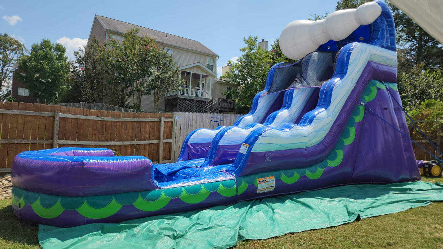 Purple Water Slide
