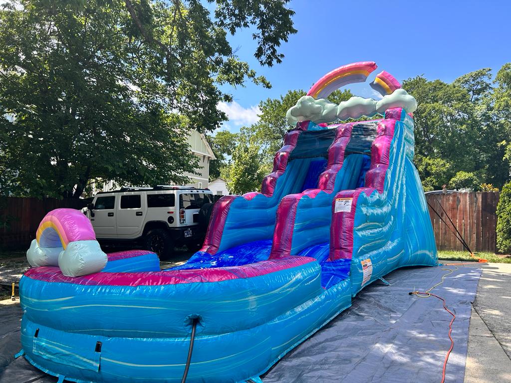 Rainbow Water Slide
