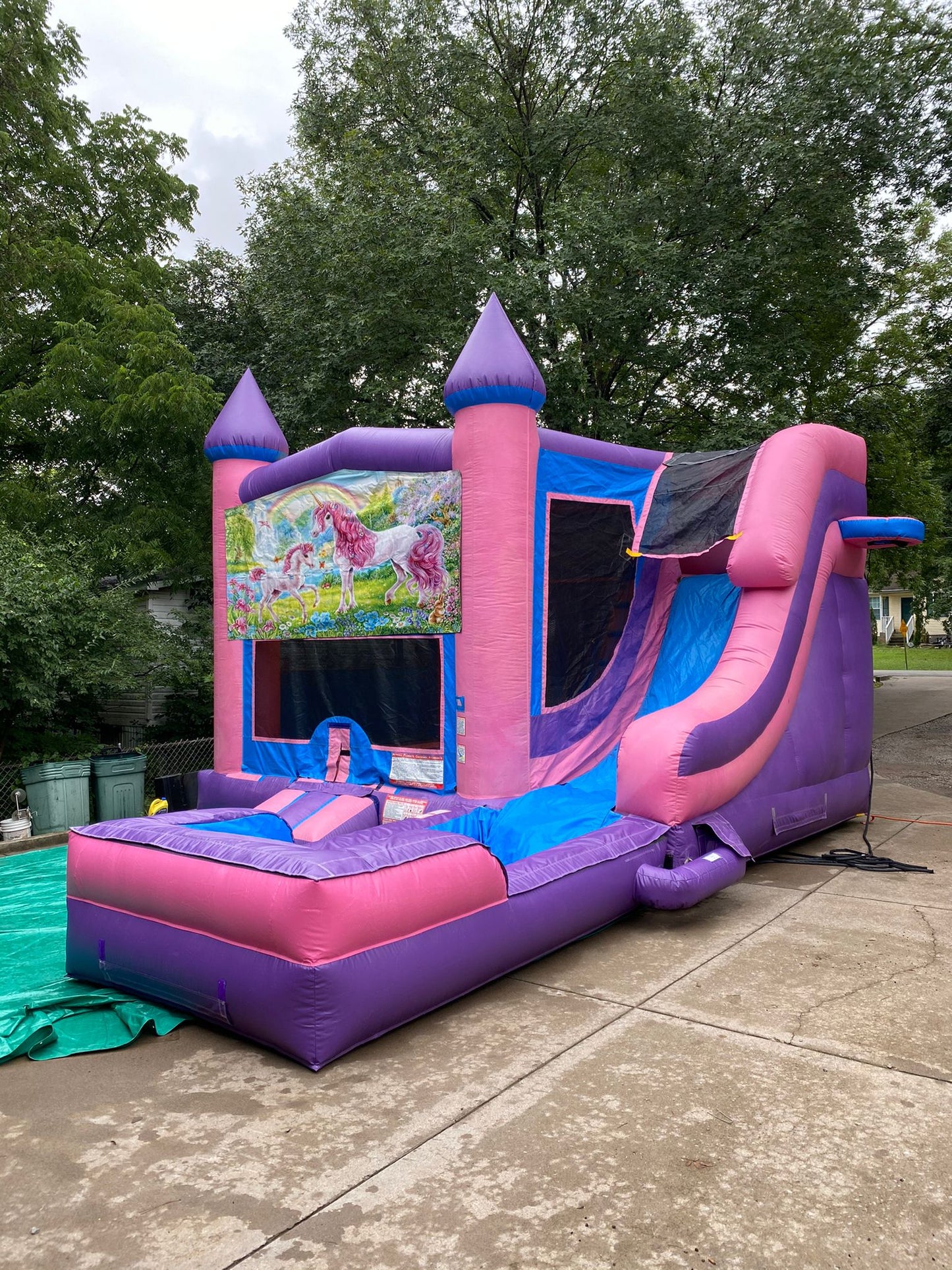 Pink and purple combo inflatable