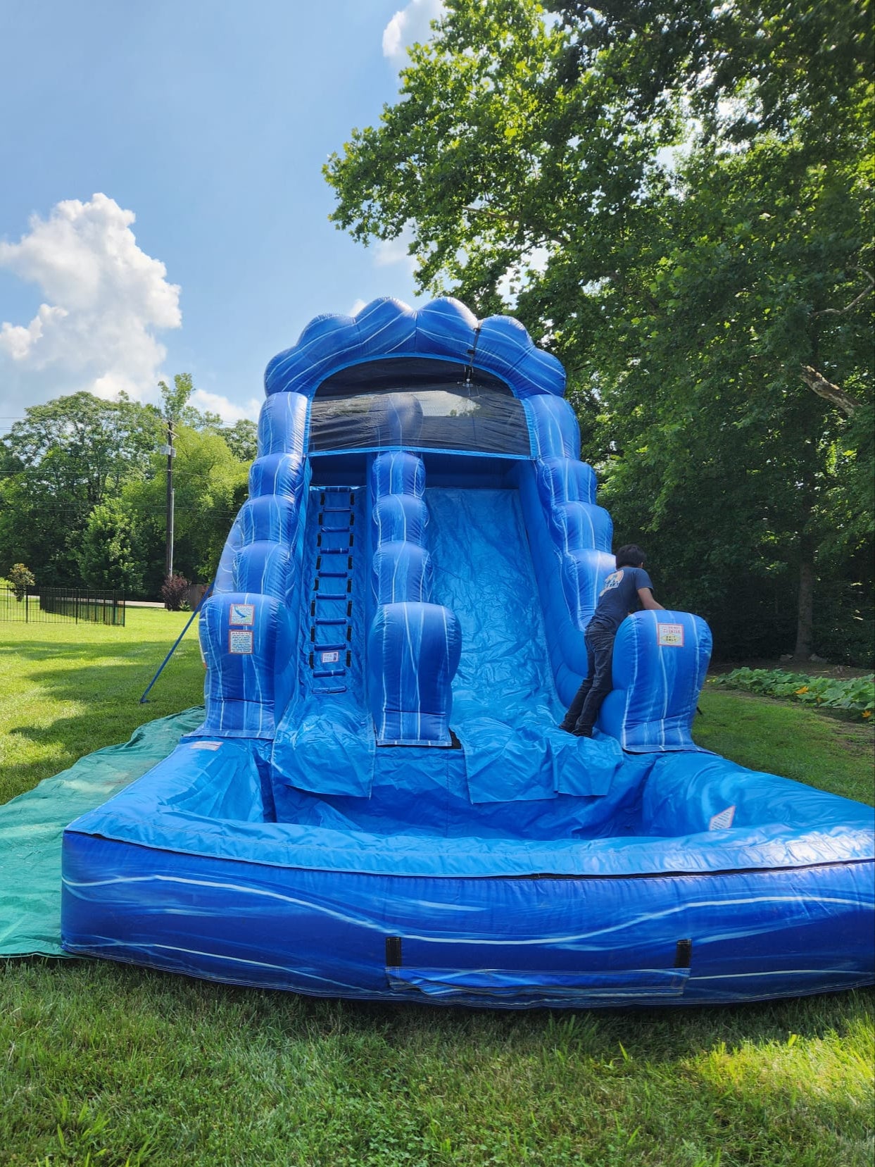 Blue Water Slide