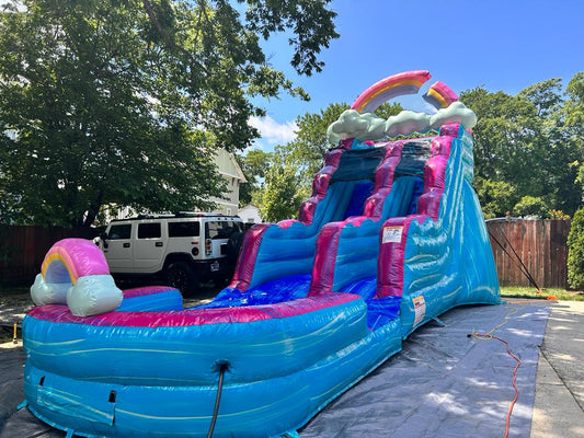 Rainbow Water Slide