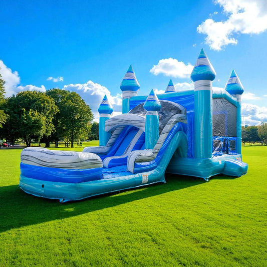 Light Blue combo double Slide