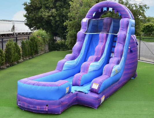 Purple/Blue water slide